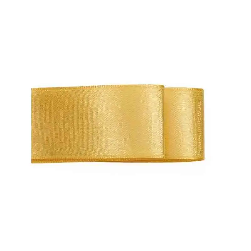 Nastro raso giallo oro mm 25 x 50 metri DRB25-SM005