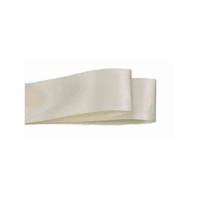 nastro raso panna 10 mm x 50 metri  DRB10-SM001
