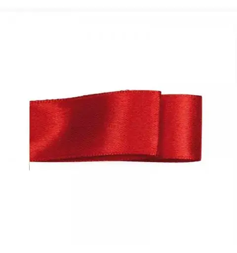 Nastro raso rosso mm 25 x 50 metri DRB25-SR026