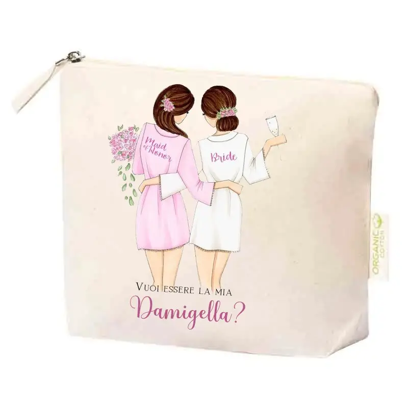 Trousse personalizzabile "Vuoi essere la mia damigella"?