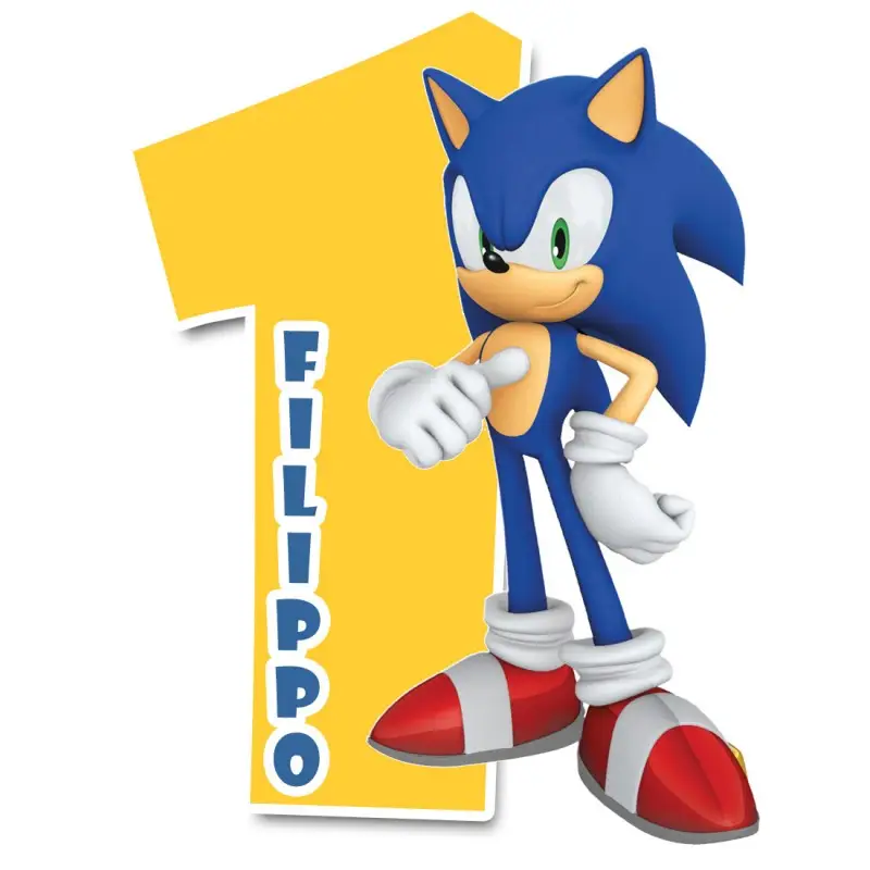 Sagoma in polistirolo Sonic Personalizzabile