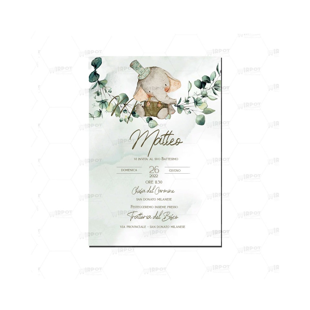 Invito Di Peter Coniglio / Invito Al Battesimo Di Peter - Foto 13