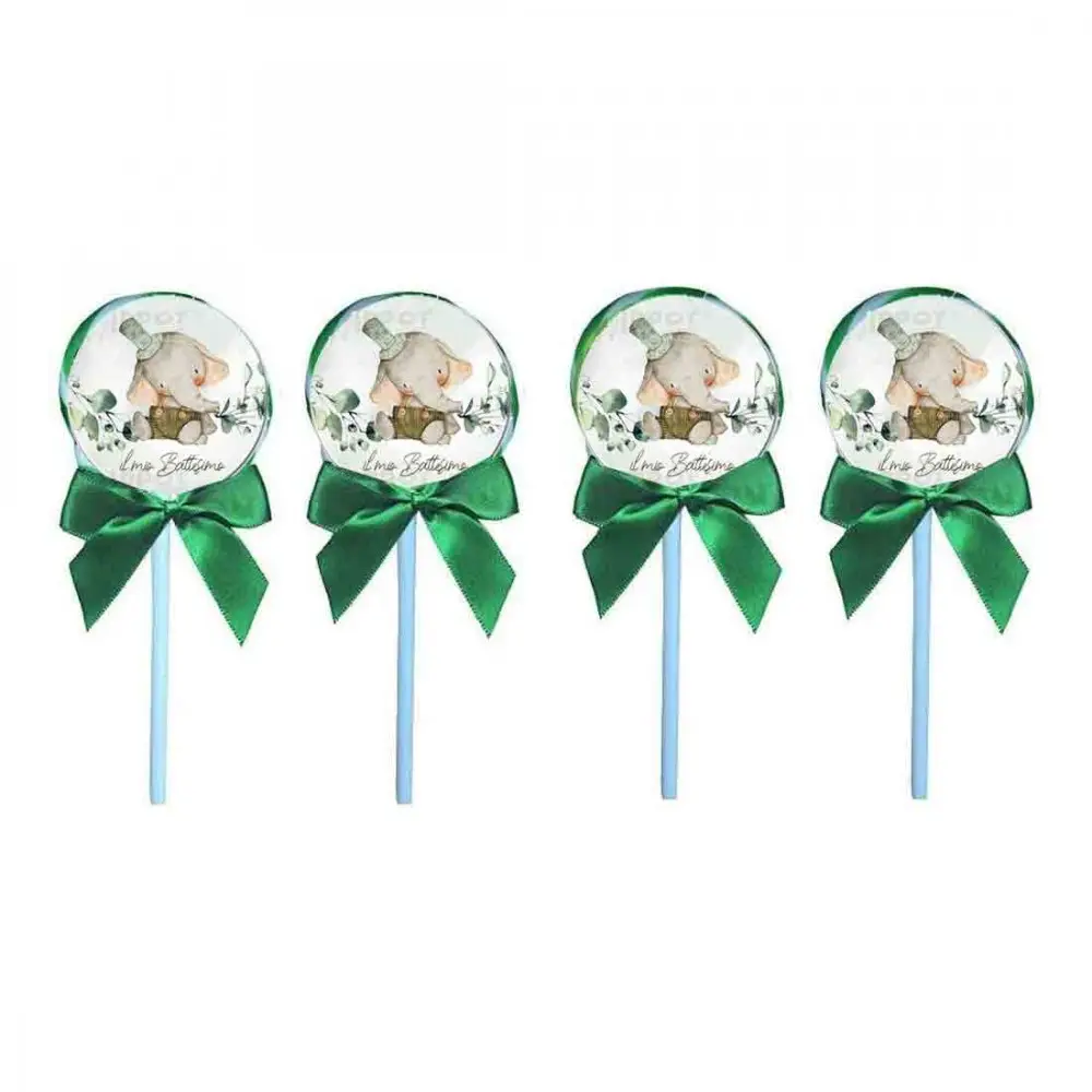 Lecca lecca battesimo Elefantino green – 12 PZ