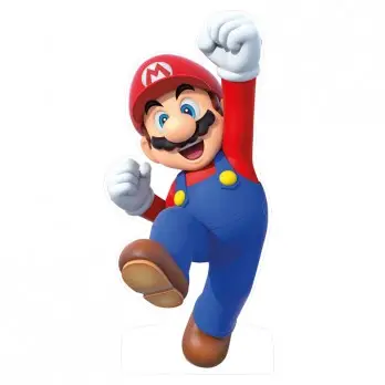 Sagoma decorativa in legno Super Mario - 85cm