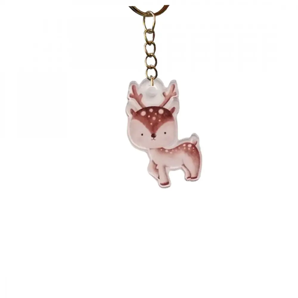 Portachiavi in Plexiglass Animaletti del Bosco  - 1 pz ( mod. assortiti e casuali)
