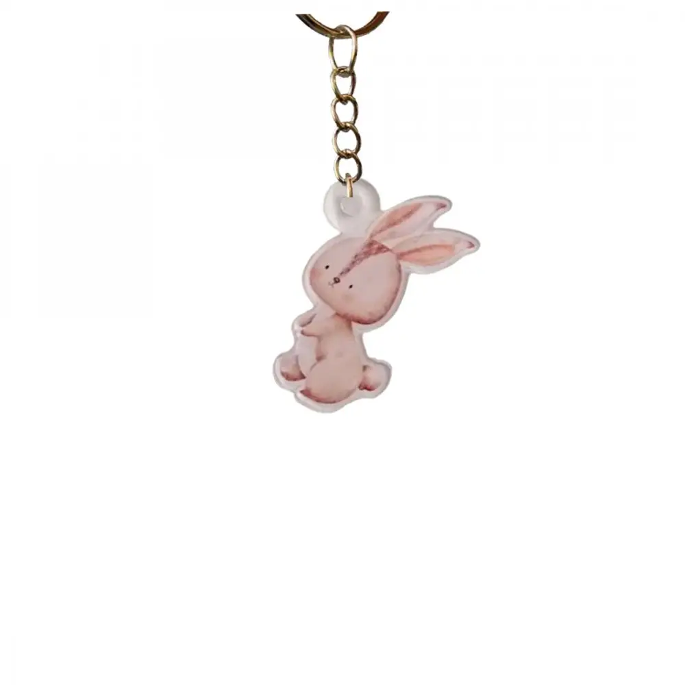 Portachiavi in Plexiglass Animaletti del Bosco  - 1 pz ( mod. assortiti e casuali)