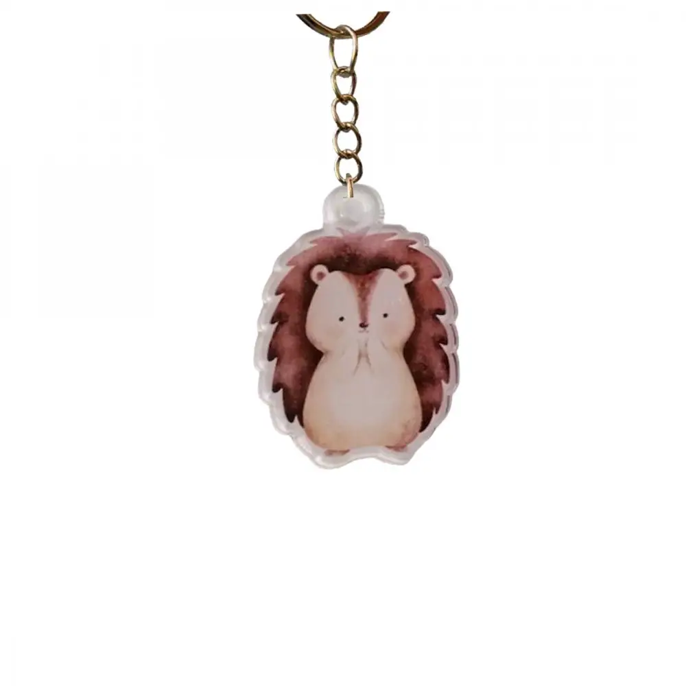 Portachiavi in Plexiglass Animaletti del Bosco  - 1 pz ( mod. assortiti e casuali)