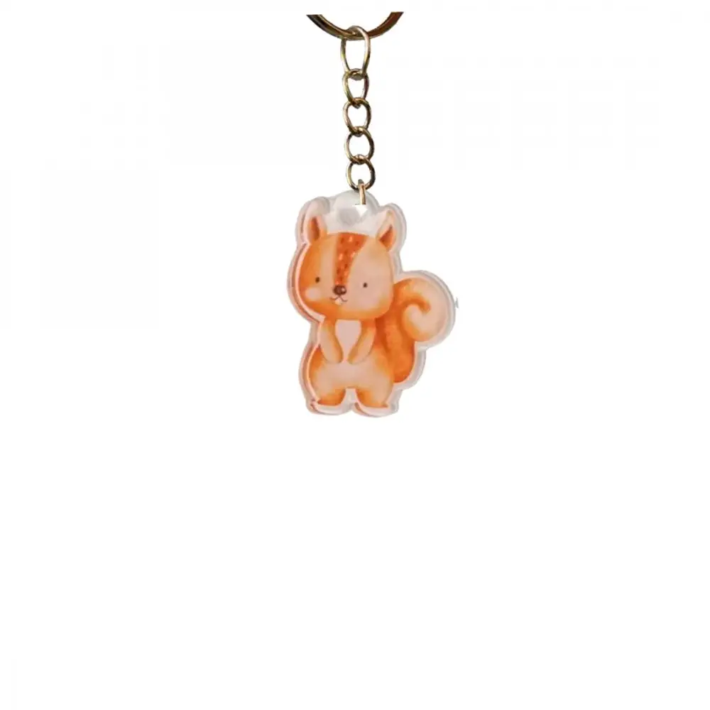 Portachiavi in Plexiglass Animaletti del Bosco  - 1 pz ( mod. assortiti e casuali)
