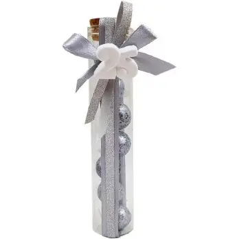 BOMBONIERE NOZZE D’ARGENTO CON PROVETTE – 20 PZ