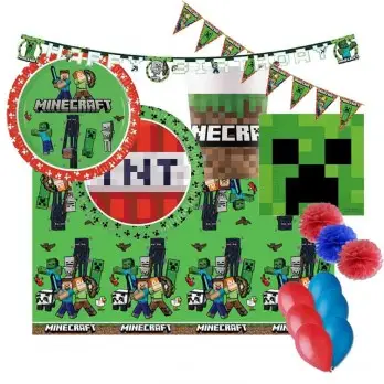 Kit 8 persone Minecraft completo