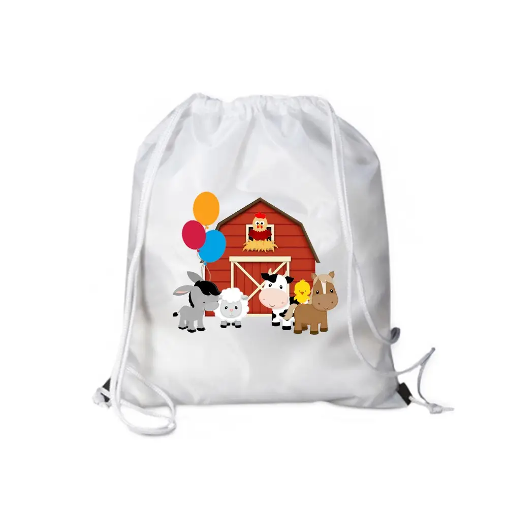 Sacca Zaino in Nylon Circo Personalizzabile - 5 pz