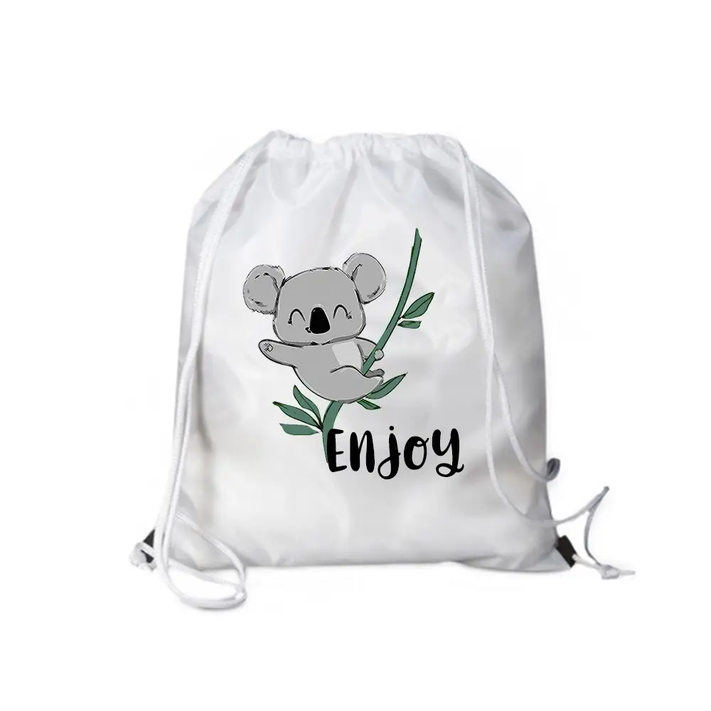 Sacca Zaino in Nylon Koala Personalizzabile - 5 pz