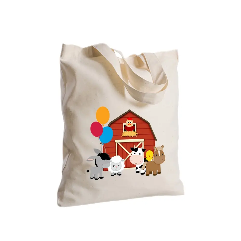 Borsa Shopper Fattoria in Tessuto Personalizzabile 2pz