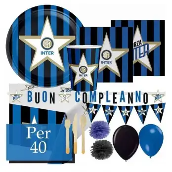 KIT N.59 INTER NEW - COORDINATO FESTA TAVOLA