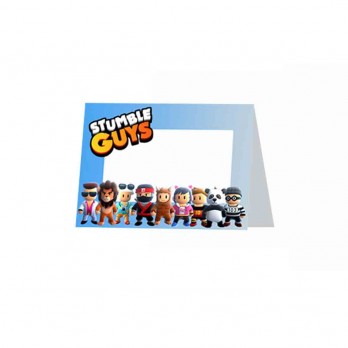 Targhetta Segnaposto Stumble Guys - 9 pz