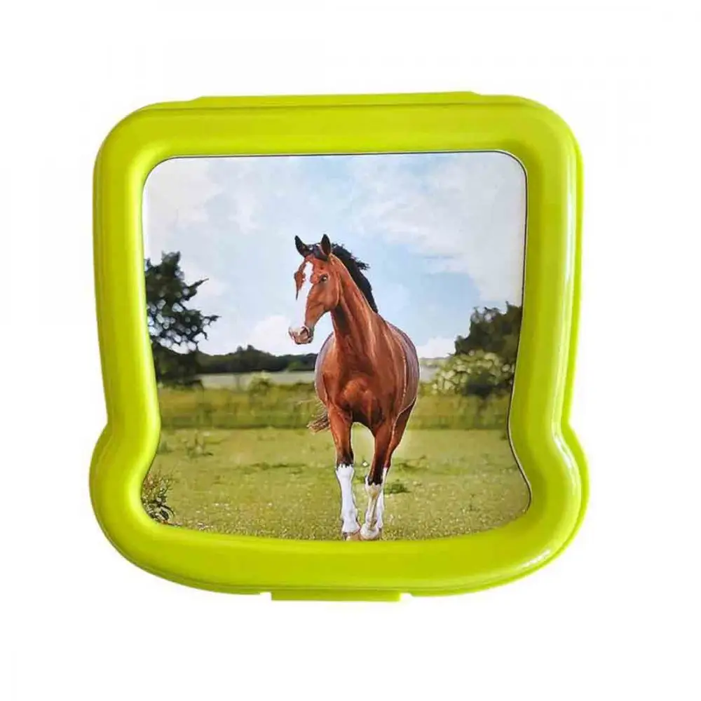 Contenitore porta vivande sandwich Cavalli personalizzabile - 2 pz