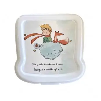 Contenitore porta vivande sandwich Piccolo Principe new personalizzabile - 2 pz