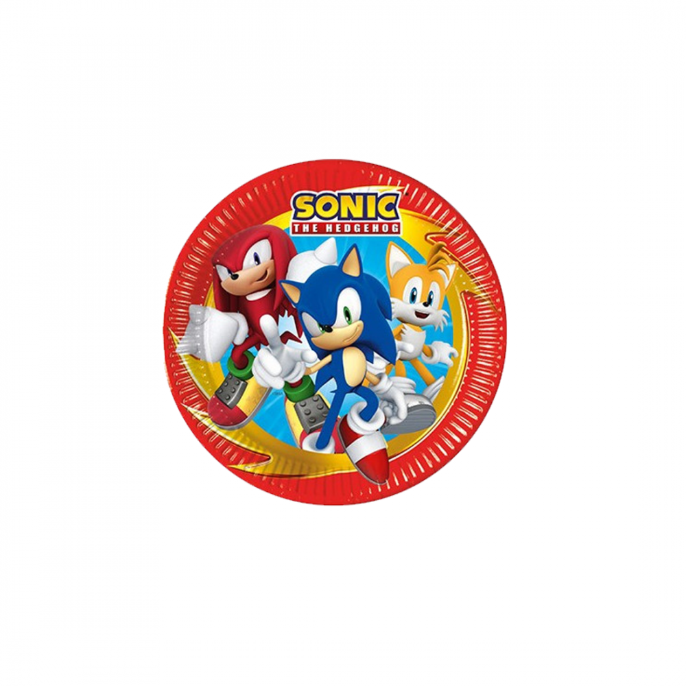 Composizione di palloncini Sonic the Hedgehog, 5 foil assortiti