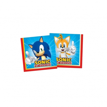 Kit n 81 Addobbi festa Sonic con sagoma polistirolo personalizzabile