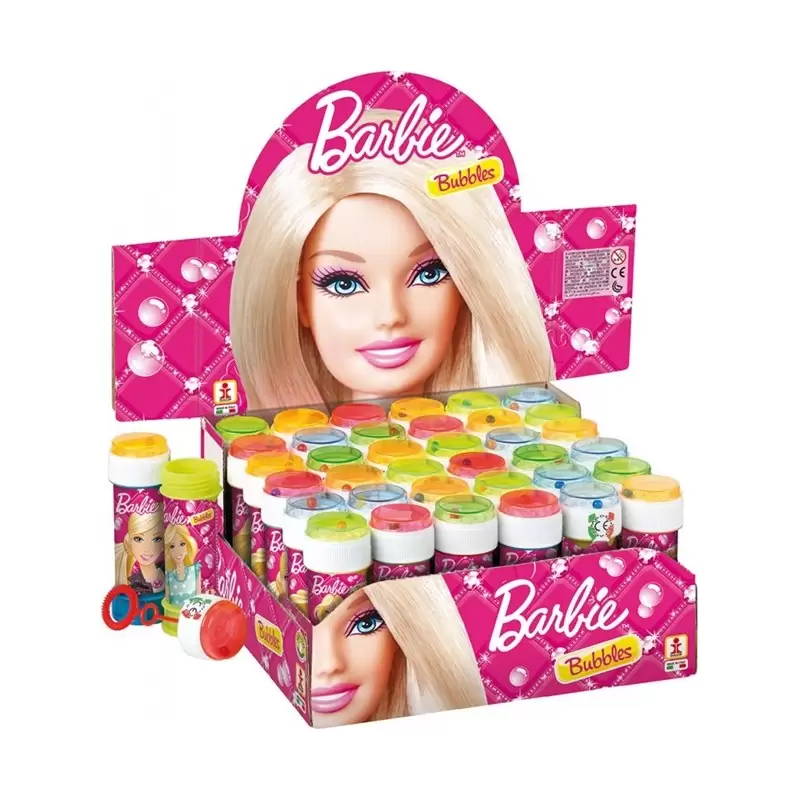18 BOLLE DI SAPONE BARBIE DIVERTIMENTO REGALINI GIOCHINI PARTY COMPLEANNO BIMBA