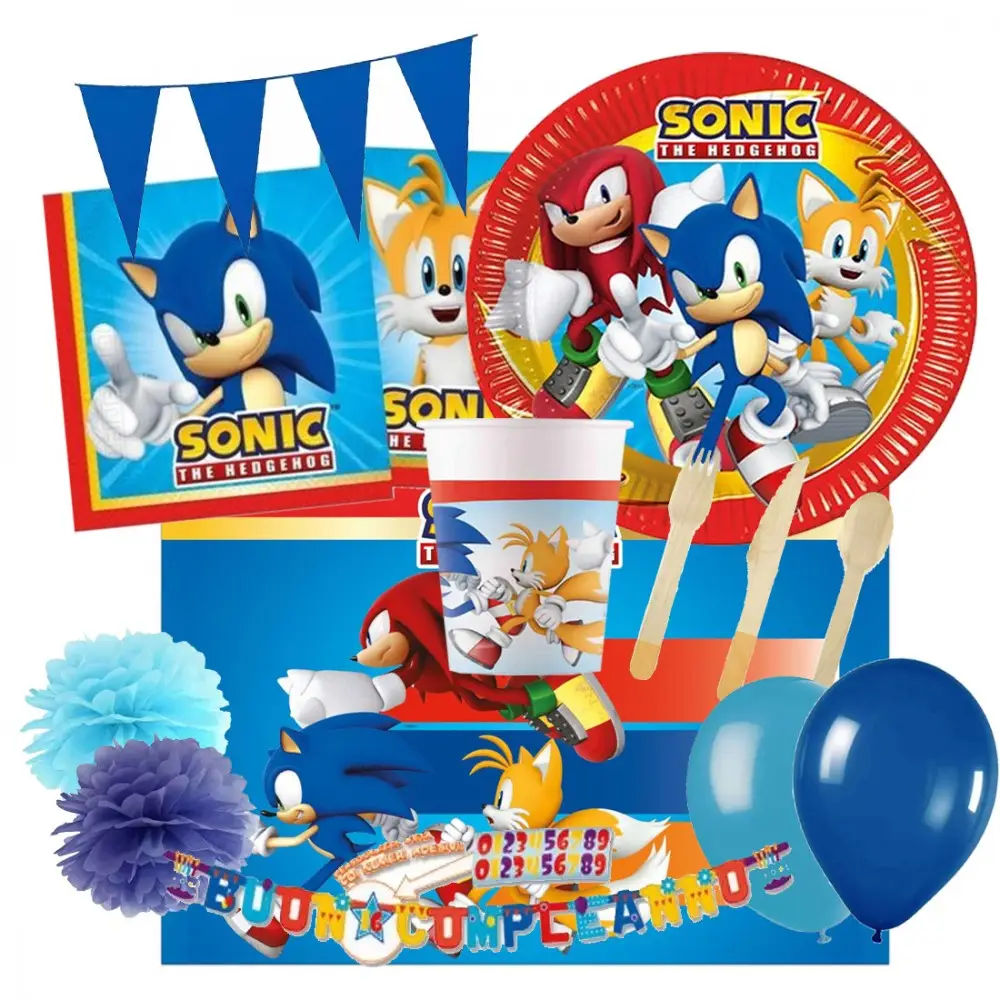 KIT N.54 SONIC - ADDOBBI PER LA FESTA