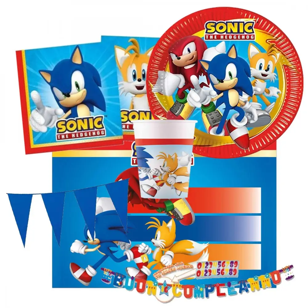 KIT N.17 SONIC - ADDOBBI PER LA TAVOLA