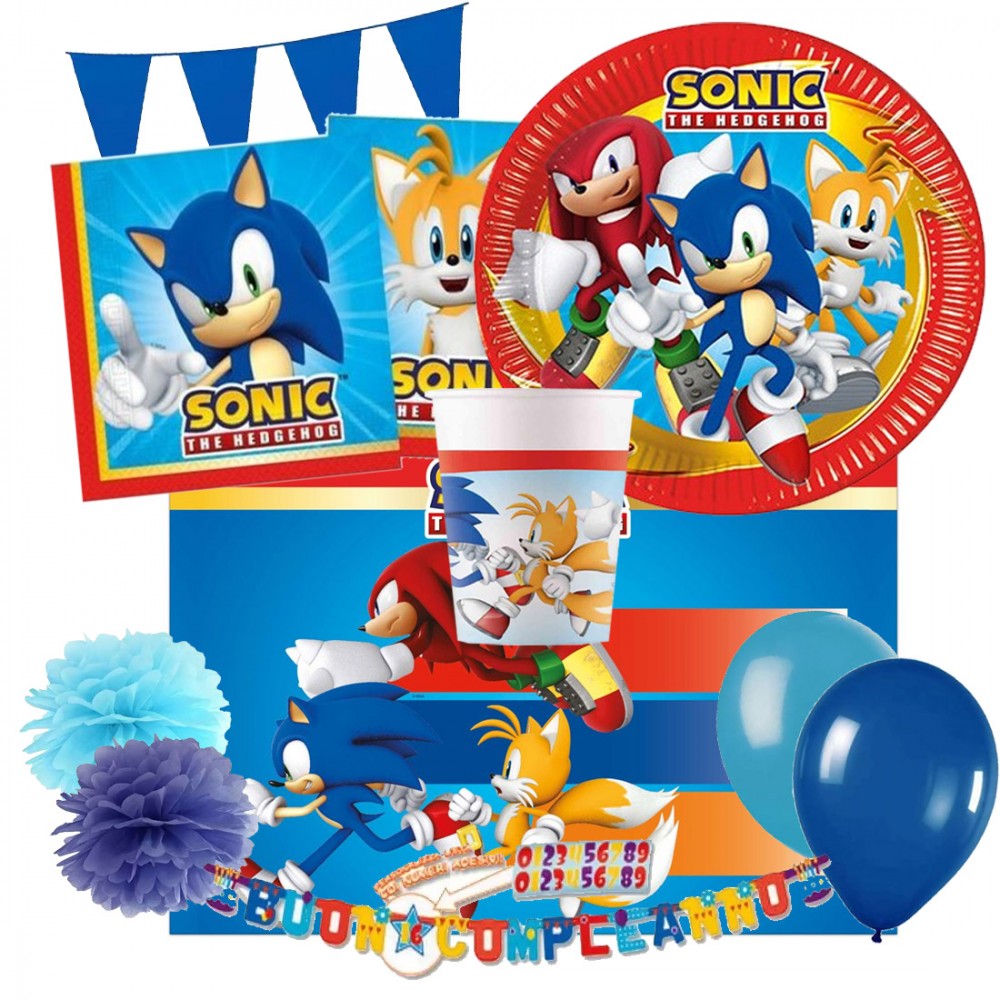 Ghirlanda di buon compleanno di Sonic The Hedgehog per 4,75 €