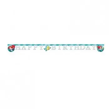 Ghirlanda Happy Birthday Sirenetta Ariel 95460