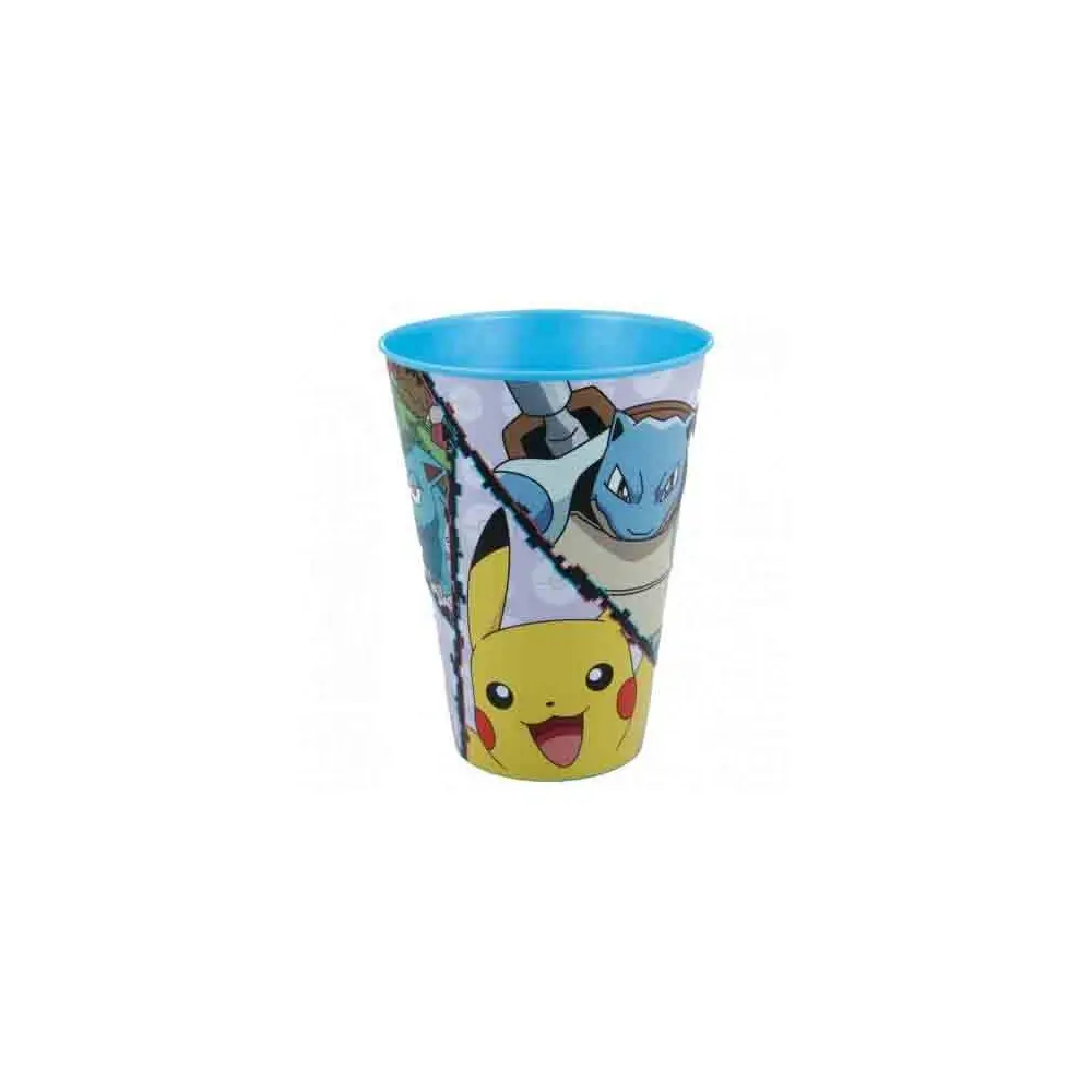 Bicchiere plastica grande Pokemon 430 ml 08006
