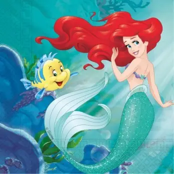 KIT COMPLEANNO BAMBINA SIRENETTA ARIEL DISNEY