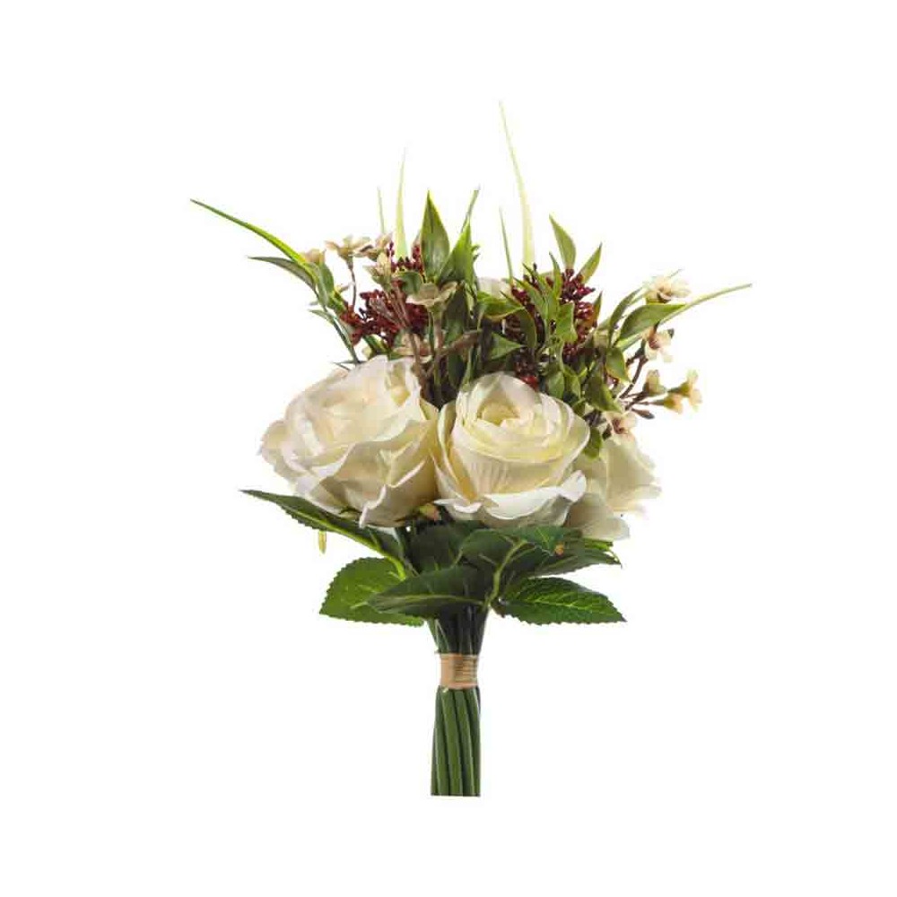 bouquet rose crema 33 cm A27533/CR