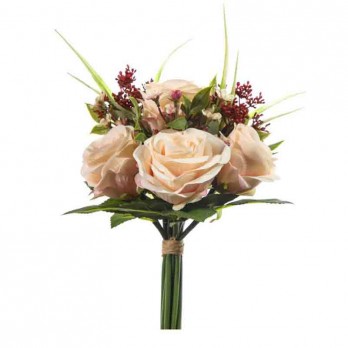 bouquet rose pesca 33 cm A27533/PCH