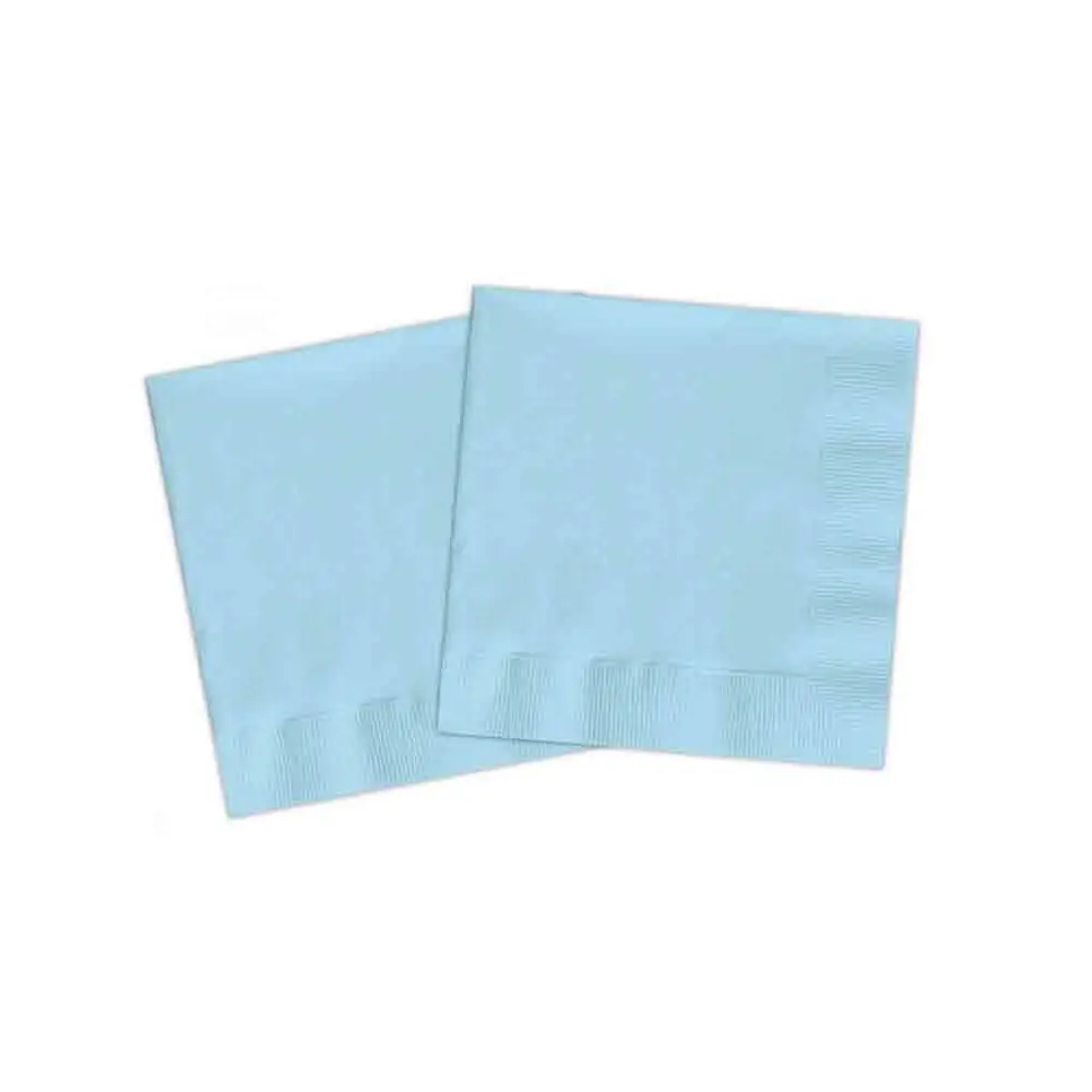 Tovaglioli doppio Velo 33x33 cm 25 pezzi celesti