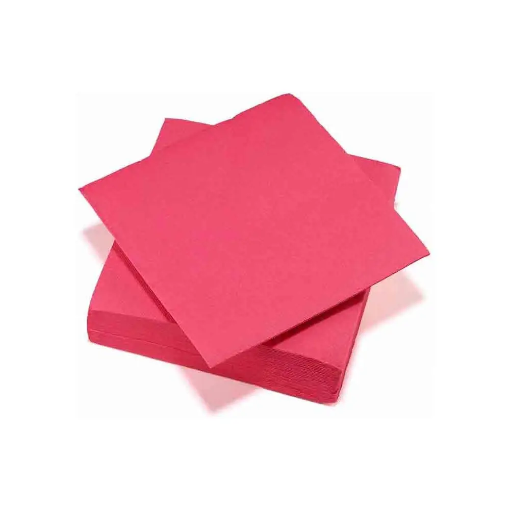 Tovaglioli doppio Velo 33x33 cm 25 pezzi Fucsia