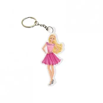 Portachiavi in Plexiglass Barbie  - 10 pz