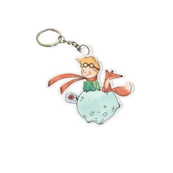 Portachiavi in plexiglass piccolo principe new - 1 pz