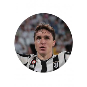 Cialda calcio Juventus Federico Chiesa personalizzabile