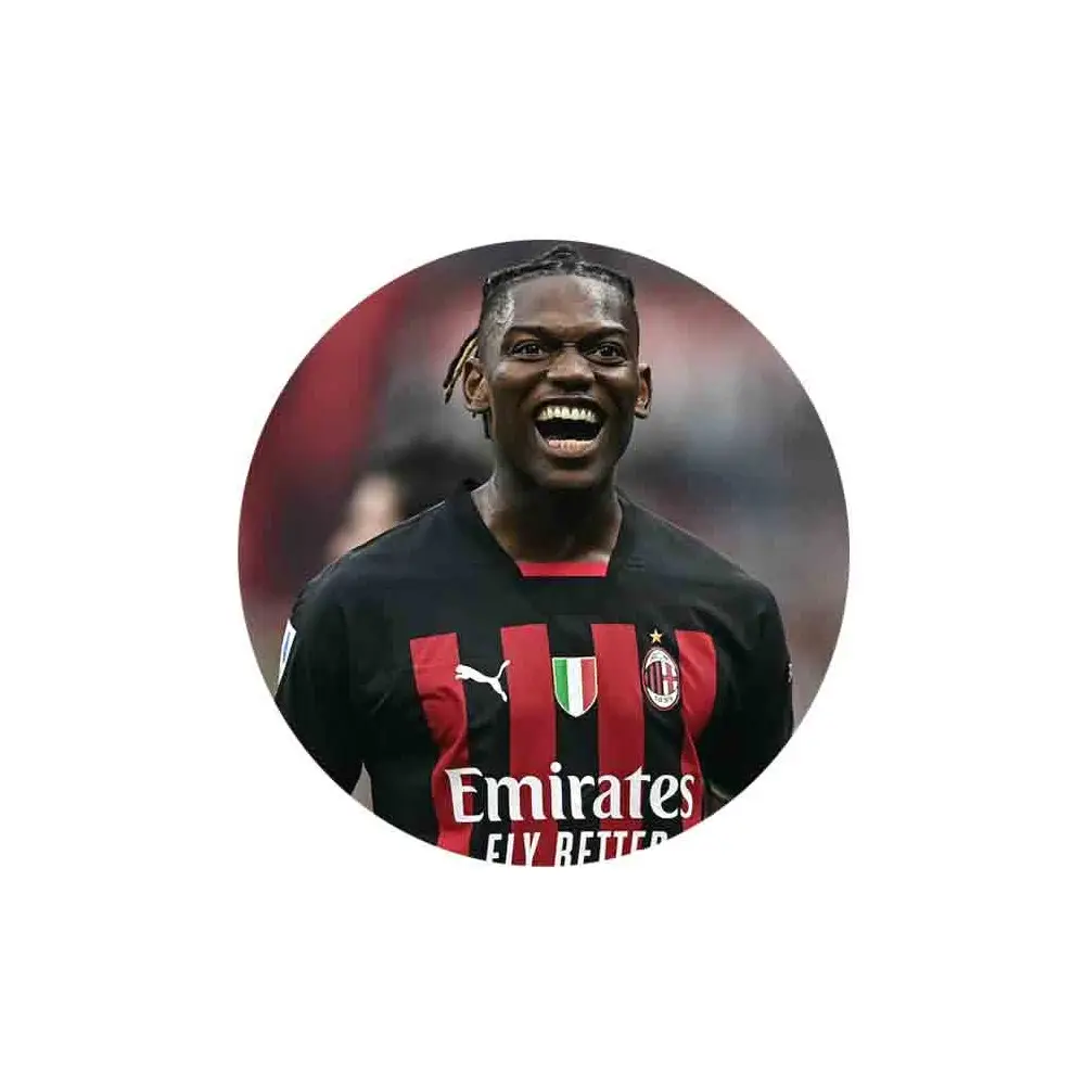 Cialda calcio Milan Rafael Leao personalizzabile