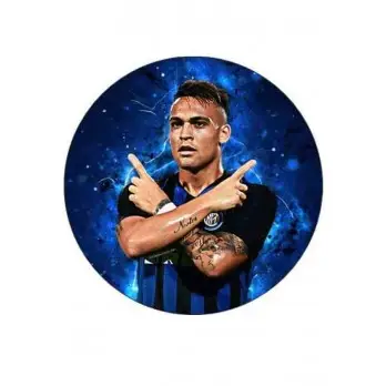 Cialda calcio Inter Lautaro Martínez personalizzabile
