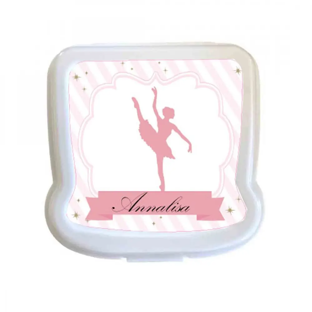 Contenitore porta vivande sandwich personalizzabile - 2 pz