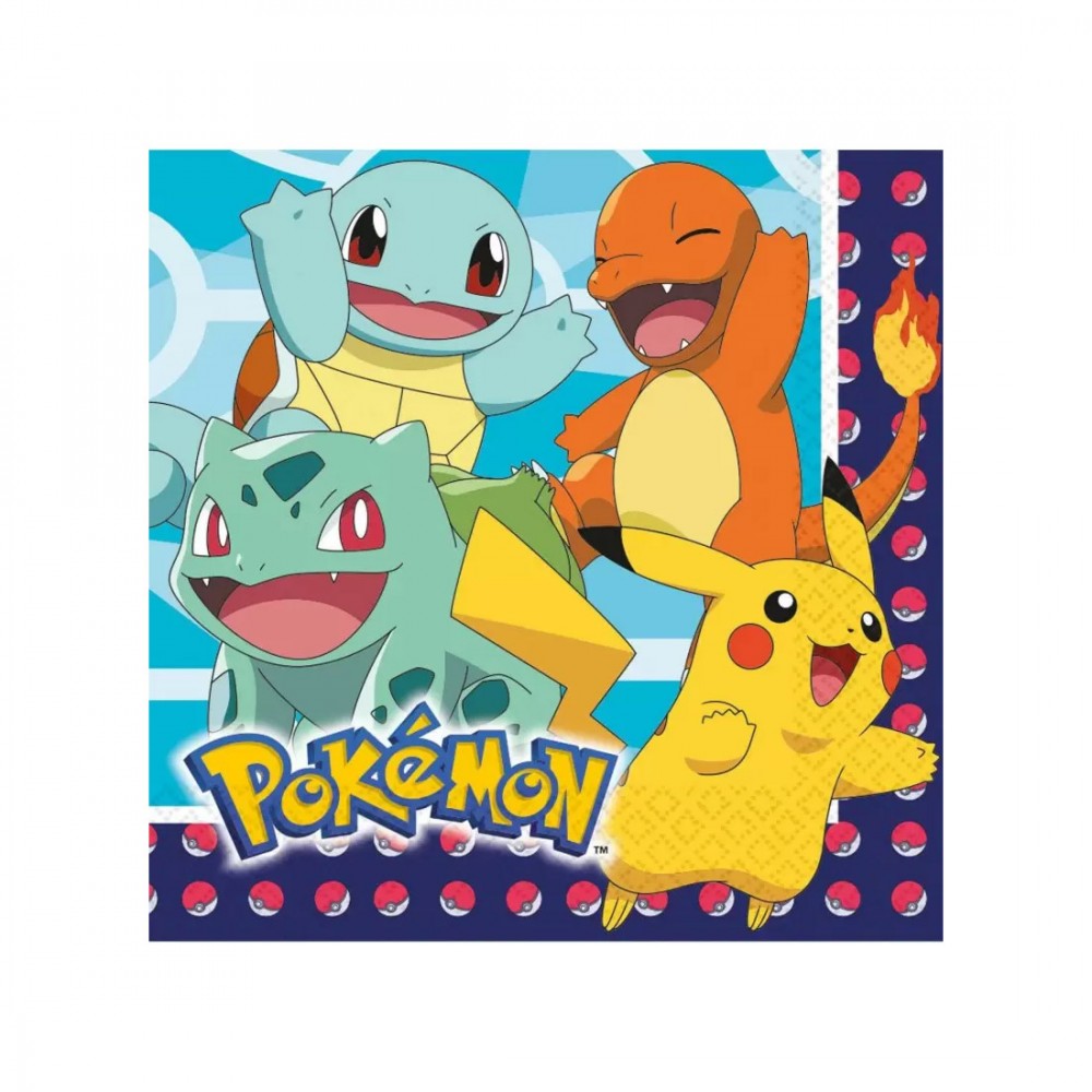 Kit n 81 Addobbi festa Pokemon con sagoma polistirolo personalizzabile