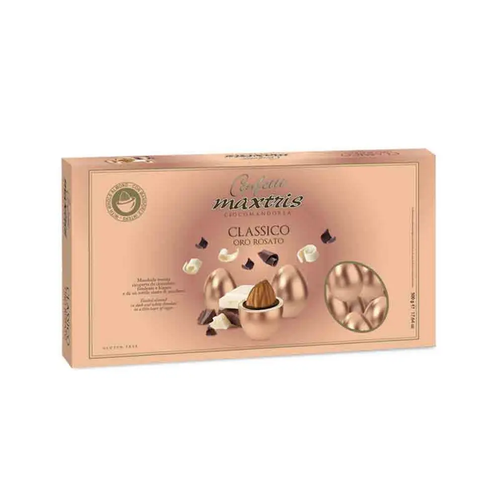 Confetti Maxtris Classico Luxury colore Oro Rosa 500g - MAXROSLUX500
