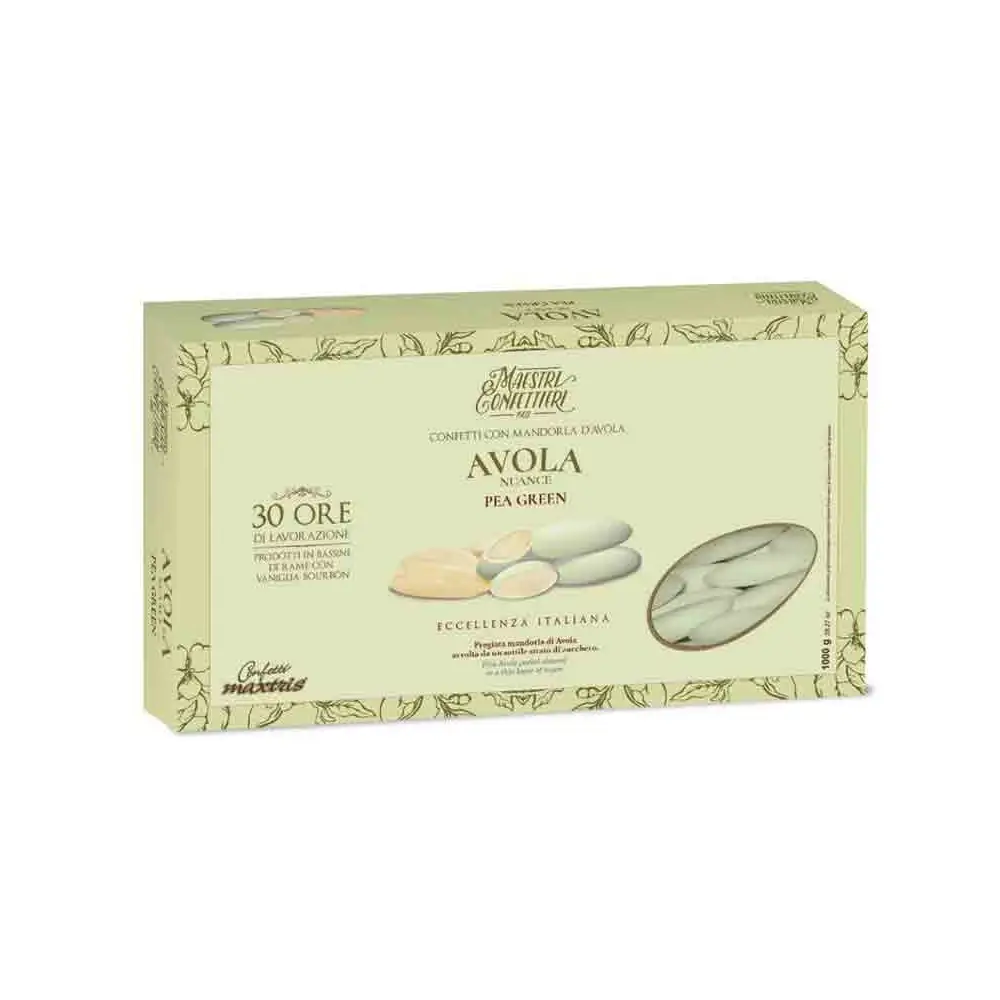 Maxtris Mandorla Classica Avola Nuance Verde pisello Pea green 1 KG AVONPEAG