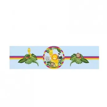 Sticker adesivo Animali della Giungla - 1pz