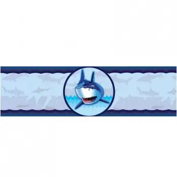 Stickers adesivo Squali per barattolini