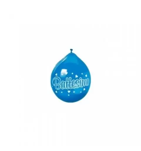 20 PALLONCINI LATTICE ROSA BATTESIMO BAMBINA 72214