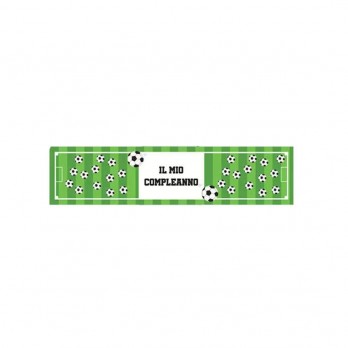 Stickers adesivo Calcio per barattolini