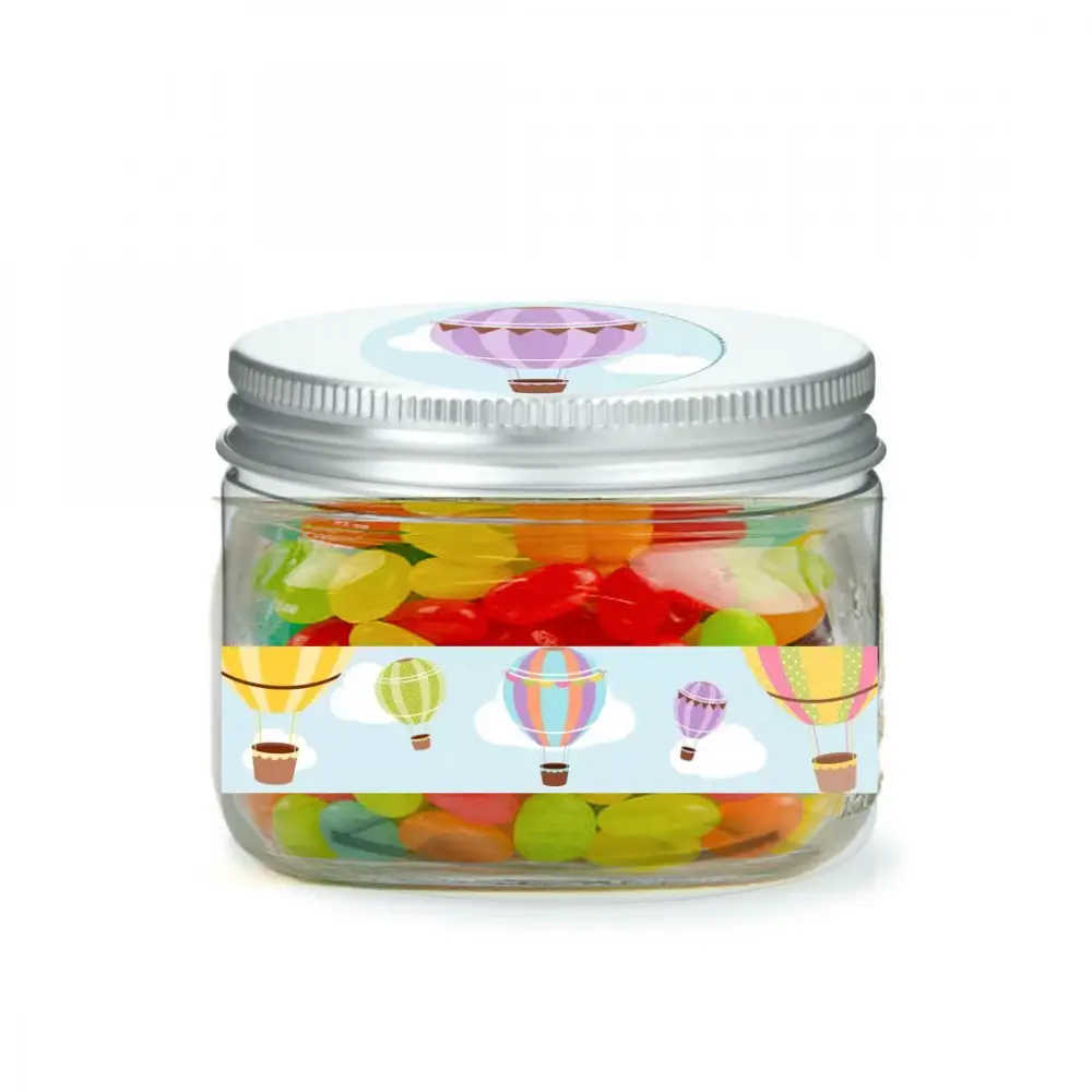 BARATTOLINI MONGOLFIERA MULTICOLOR CON JELLY BEANS - 10 PZ