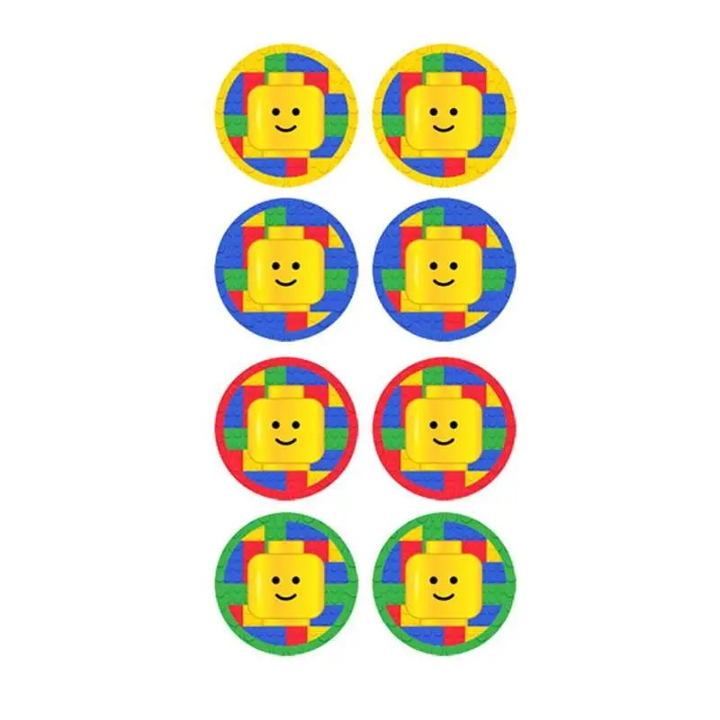 Adesivi Lego tondi