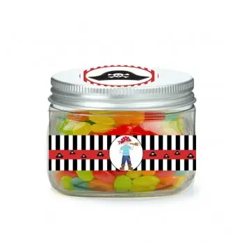 BARATTOLINI PIRATI CON JELLY BEANS - 10 PZ